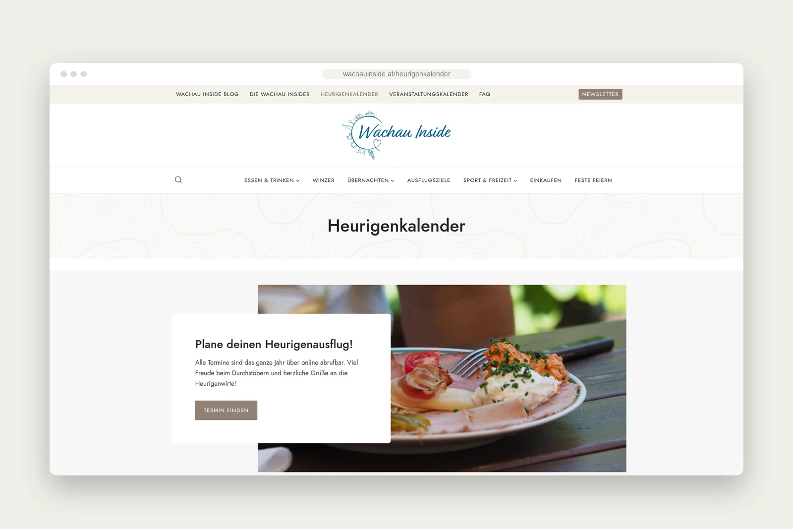 Bildstrecke: Heurigenkalender-Seite